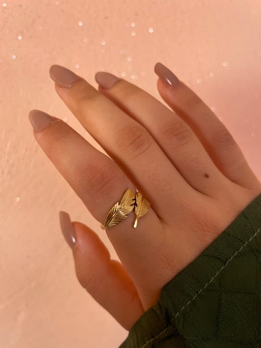 Bague Plume