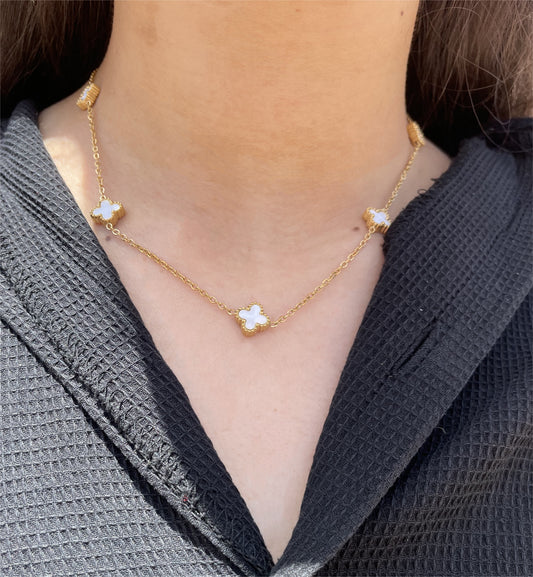 Collier Van Cleef Blanc