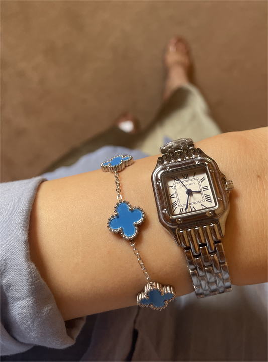 Gourmette Van Cleef Bleu