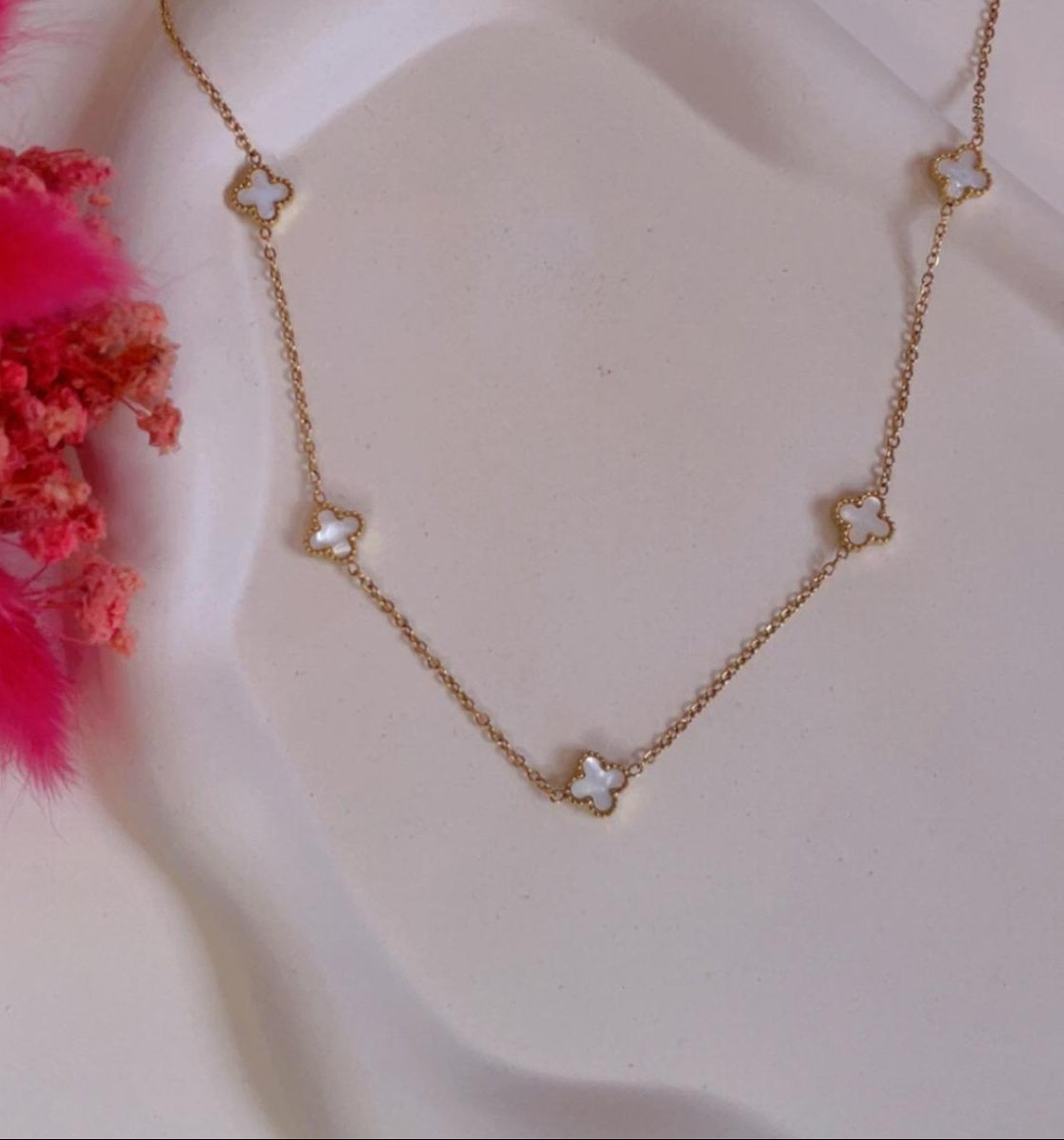 Collier Van Cleef Blanc