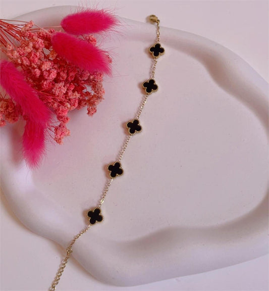 Gourmette Van Cleef Noir